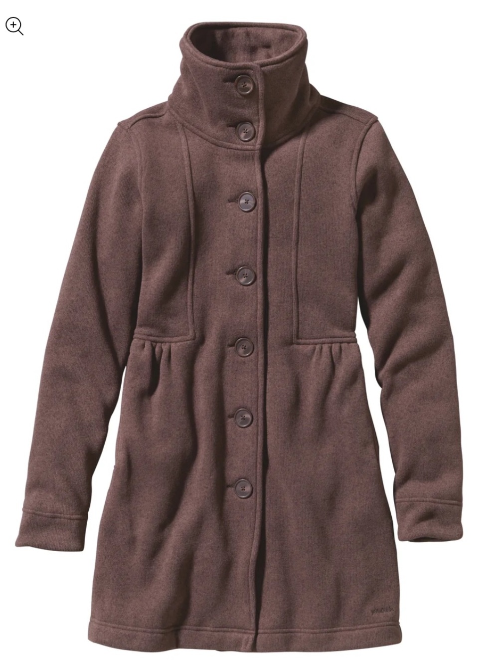 Patagonia Women's Better Sweater Coat featuring a cozy knit fleece fabric med.